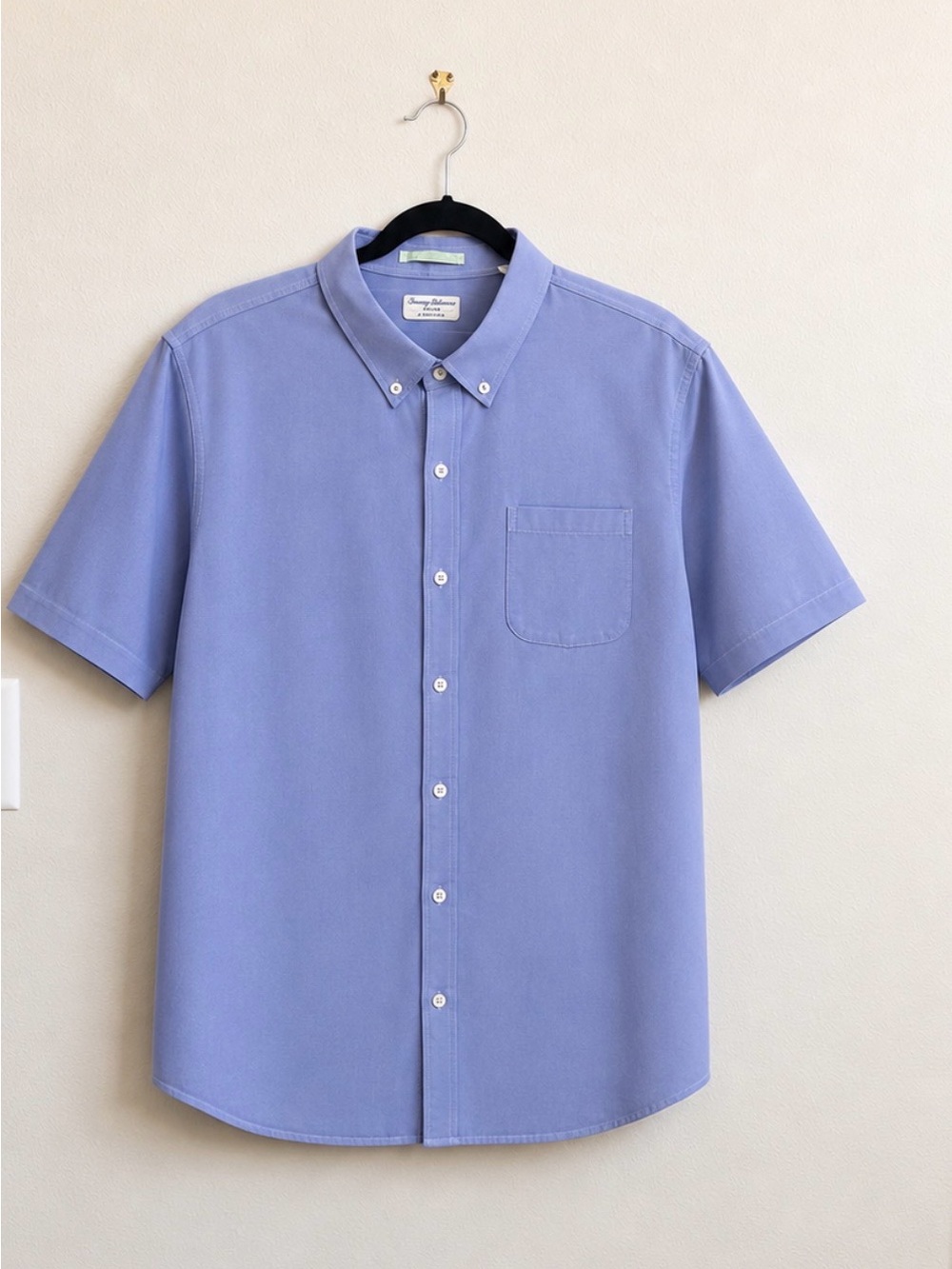 EUC Tommy Bahama Periwinkle Blue Short-Sleeve Button-Down Shirt